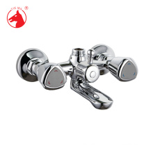 Online wholesale Dual Handle Wall Mounted Bathroom Bathtub Faucet